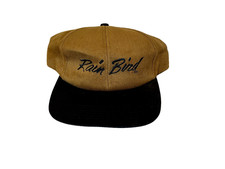 Rain Bird Vintage Snapback Hat K-Products Embroidered Brown Cotton Cap USA Made