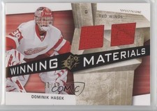 2008-09 SPx Winning Materials Spectrum 50/99 Dominik Hasek #WM-DH HOF 2d8