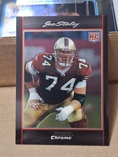 2007 JOE STALEY BOWMAN CHROME NFL ROOKIE CARD RC #BC42 SF SAN FRANCISCO 49ERS 