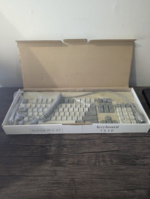 Vintage Ortek Mechanische Tastatur MCK-201 FX - 5 Pin DIN Stecker leichte Vergilbung
