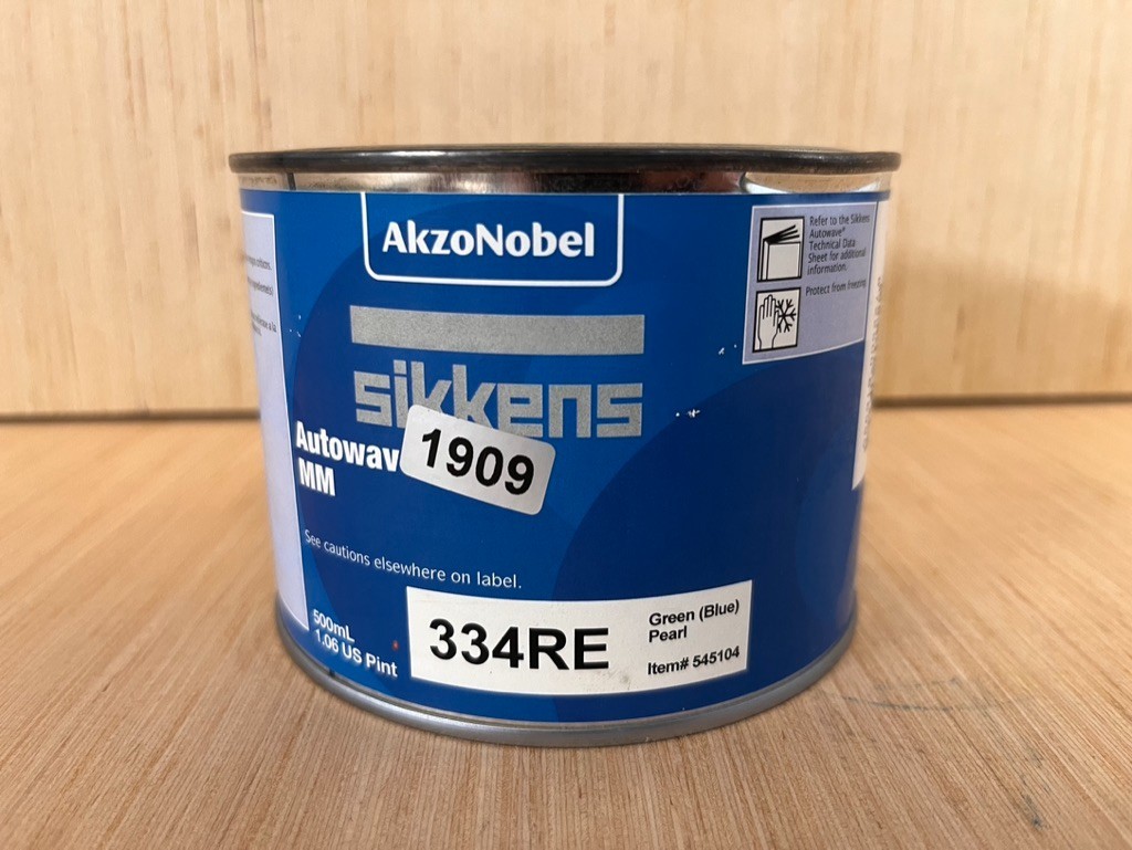 Sikkens AkzoNobel - Autowave Toner 334RE- Item# 545104 Green Blue Pearl