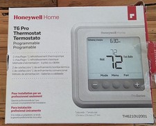 Honeywell Home T6 Pro Programmable Thermostat Large Backlit Display TH6210U2001