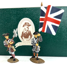 Colonial Classics C.C.27 "Militiaman with Flag and N.C.O." with Box