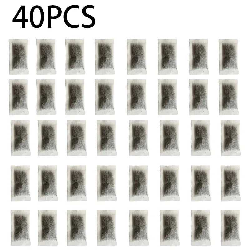 20/40PCS Filtro Serbatoio Pesci Sacchetti Carbone Attivo Premium Acquario Filtro Media Pu foto 6