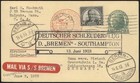 USA 1933 Bremen Schleuderflug Catapult K144 Cover Airmail Germany Grossen 116203 — photo 1