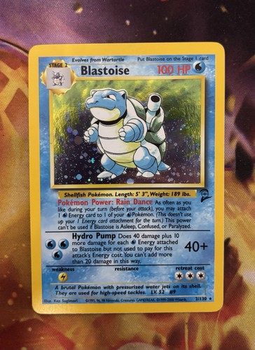 Blastoise 2/130 Base Set 2 2000 Holo Rare Hologram Pokemon TCG - Picture 3 of 7