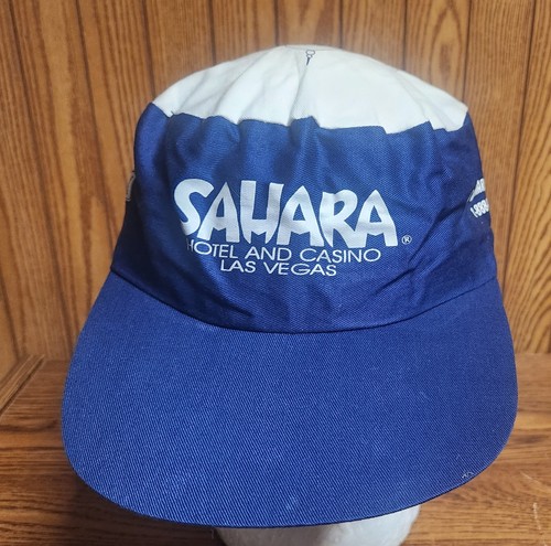 Vintage Las Vegas Sahara Hotel and Casino Speed The Ride Painters Hat Cap