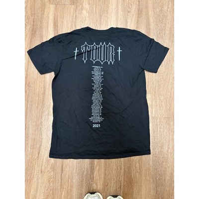 Doja Cat Planet Her 2021 Tour T-Shirt Mens Large Black Greek Logo Concert Tee