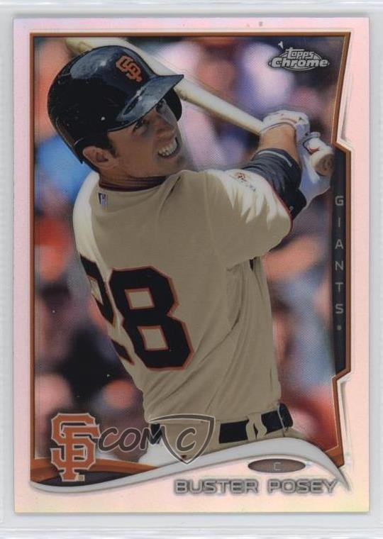2014 Topps Chrome Refractor Buster Posey #152