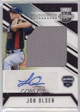 2017 Elite Extra Edition USA Collegiate Silhouette 22/99 Jon Olsen Auto 4m3