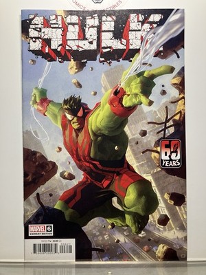  HULK #6 (2022) MARVEL COMICS- ALEX GARNER SPIDER-MAN VARIANT- COVER B- NM