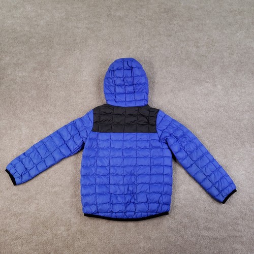 North Face Jacket Toddler Boys Size 5 Blue ThermoBall Eco Hooded Puffer Coat - Picture 14 of 23