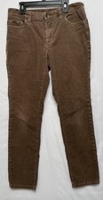 Lands End Women s Corduroy Pants Size 6 Brown Cotton