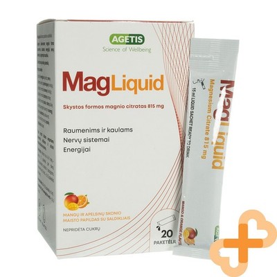 MAGLIQUID 20 Portionsbeutel für Gehirn- & Nervensystem, Muskelgesundheit, 15 ml