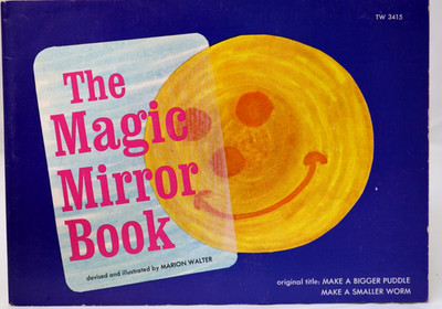 The Magic Mirror Book by Marion Walter 5X3 Mirror Scholastic Book 1971 Paperback