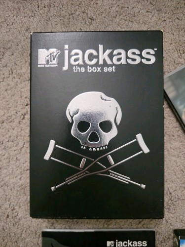 MTV Jackass The Box Set DVD 2005 4 Disc Set plus Both Unrated Movies - Picture 2 of 10