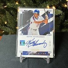 18/25 KEITH HERNANDEZ HOLO SILVER INDELIBLE INK AUTO 2024 Panini Impeccable METS