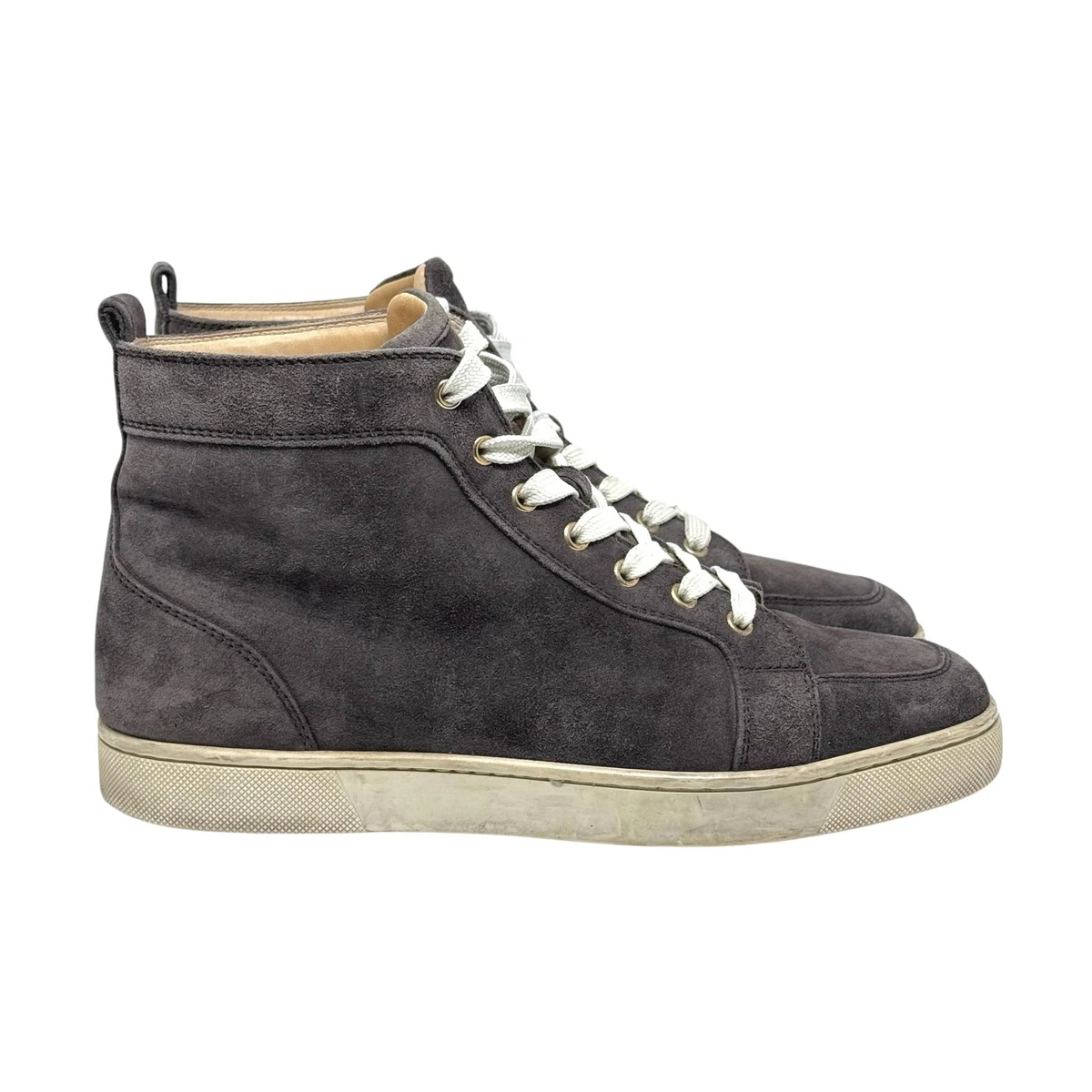 christian louboutin tassel black suede high top orlato rantus sz 46.5 13.5 men Christian Louboutin Black Casual Shoes for Men for sale | eBay main image 3