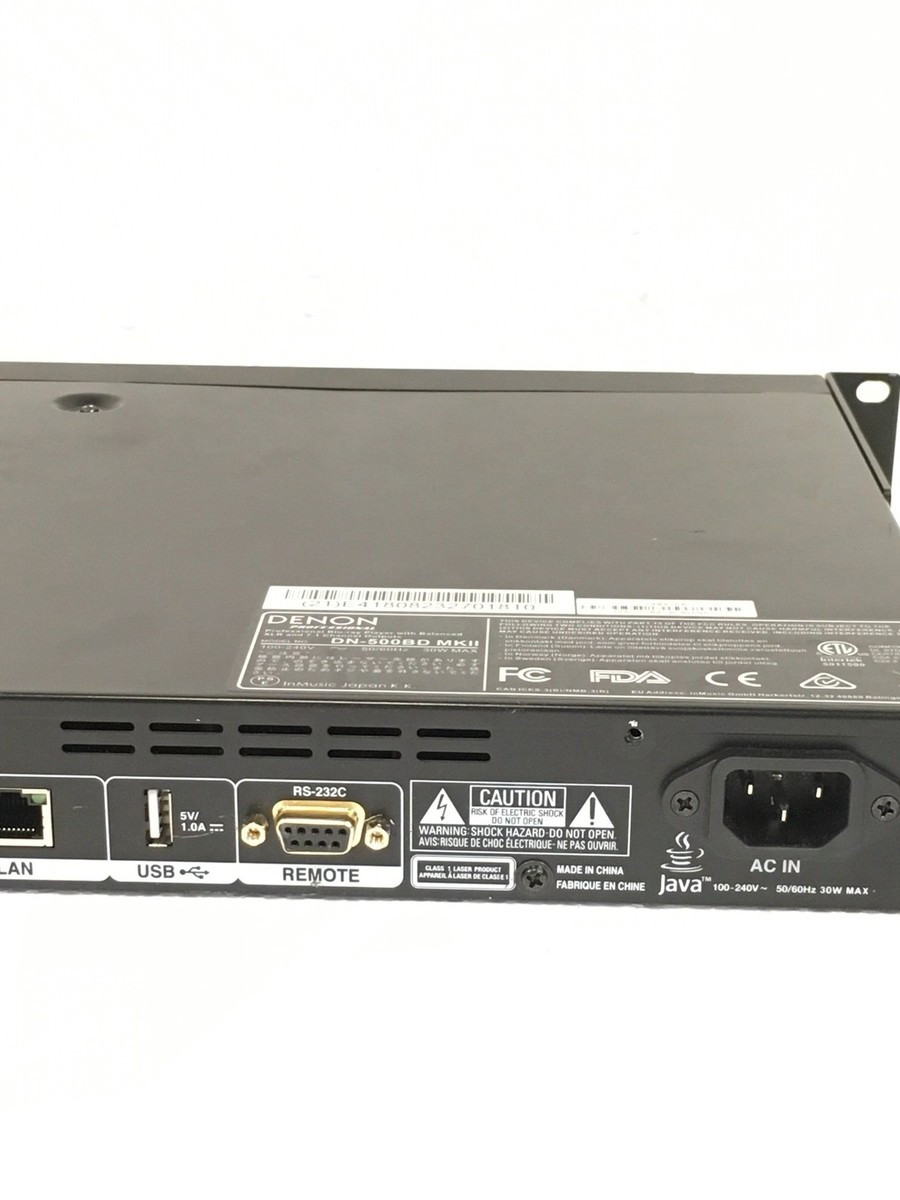 Denon DN-500BD MKII Professional Blu-Ray DVD Player No Remote FOR