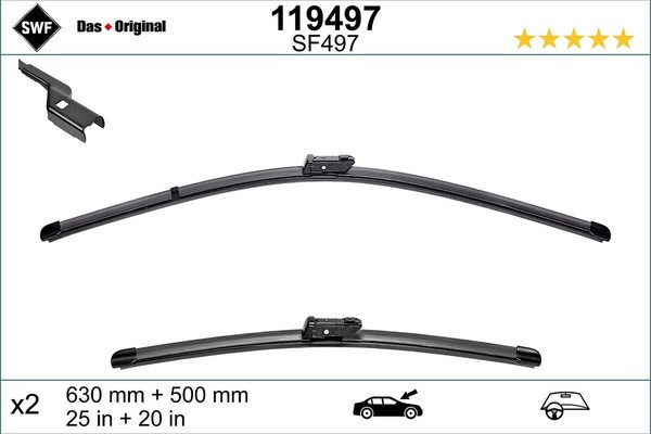 Wischblatt Vorne FüR Ford BMW Focus IV Turnier Stufenheck XM-image