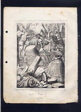 20 alte Stiche bzw. Kunstdrucke oder ? Persönlichkeiten aus dem Mittelalter S4