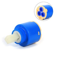 A35mm Ceramic Cartridge Water Mixer Tap Inner Control Faucet Valve PP Plastic