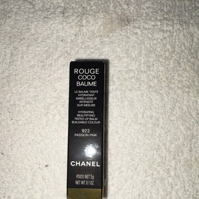 CHANEL Rouge Coco Baume 922 Passion Pink Hydrating Tinted Lip Balm 3g