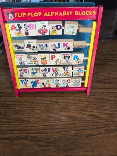 Disney Mickey Mouse Flip and Flop Alphabet Blocks