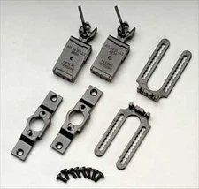 Atlas O 6945 Bettendorf Truck Adjustable Knuckle Couplers (2) (2-Rail/Scale) NOS