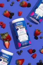 Bellway Super Fiber Powder + Fruit, Sugar Free Psyllium Supplement, Mixed Berry 