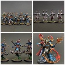 Preorder Warhammer 40K Thousand Sons Army of Chaos pro Painted Miniatures