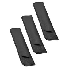 3Pcs Black Tuning Fork Cases PU Material Protective Covers for Easy Carry