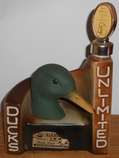 Vintage Jim Beam Ducks Unlimited 40th anniversary Decanter