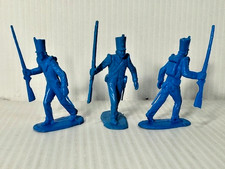 Marx Alamo Mexican Rifle Soldier LOT of 3 Sky Blue Shako Original 1991