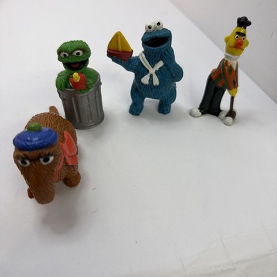 Vtg 2  To 3  Sesame Street Figures Lot Of 6 Muppets Inc Applause Tara Toys