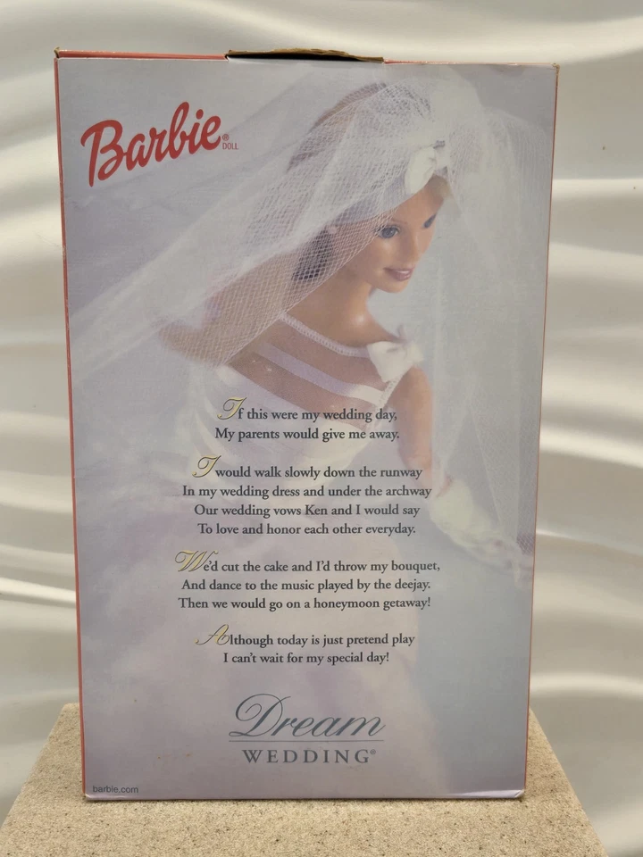 Boneca Barbie Vintage 2000 Dream Wedding Mattel # 27374 Vestido Bolo Novo na Caixa - Imagem 2 de 4