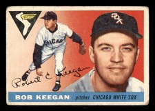 1955 Topps #10 Bob Keegan White Sox Fair (1.5) FR low grade