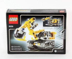 NEW Factory Sealed Lego Technic MINI BULLDOZER Set 8259 Yellow Black Bull-Dozer