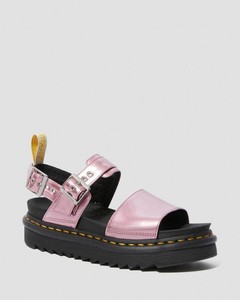 dr martens pink voss sandals