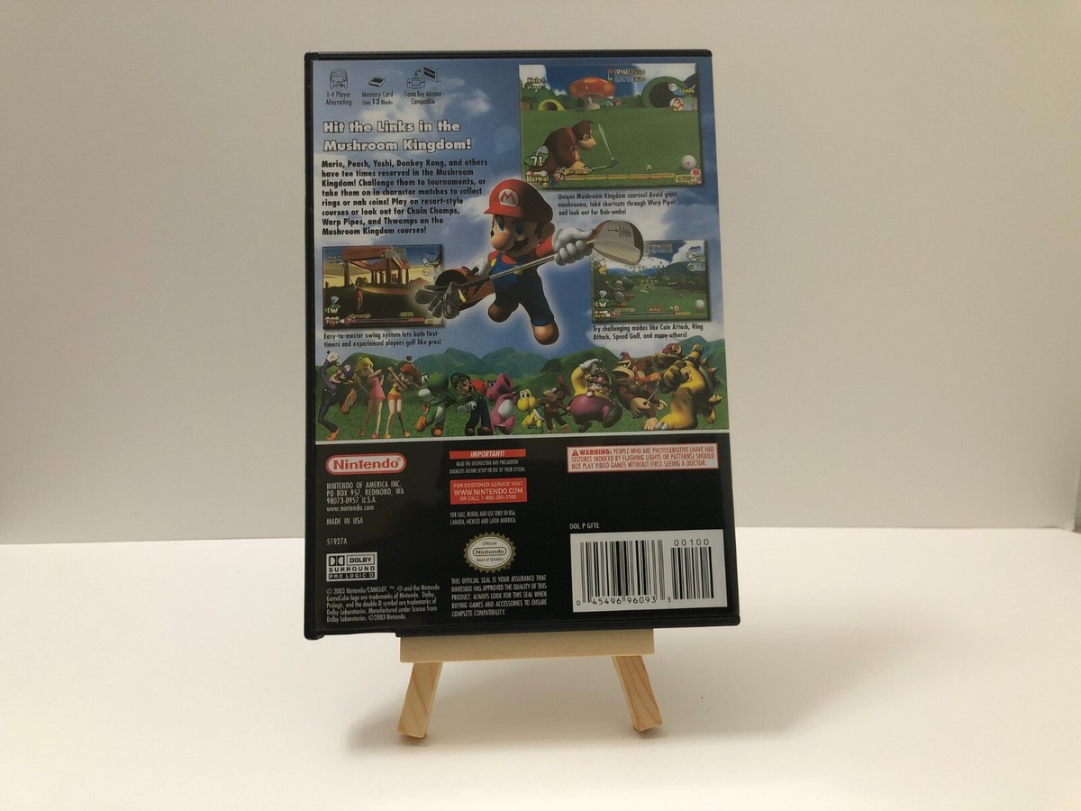 Mario Golf: Toadstool Tour (Nintendo GameCube, 2003) for sale