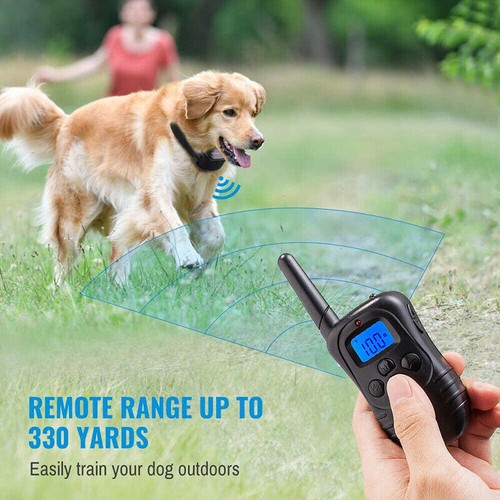 Electric Dog Pet Training Collar Remote Control electronic Device Anti Bark LCD - Picture 12 of 25