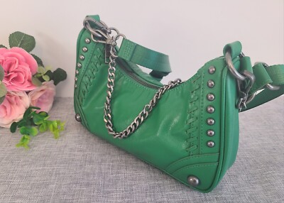 Zara Green Shoulder/ Crossbody Bag Small