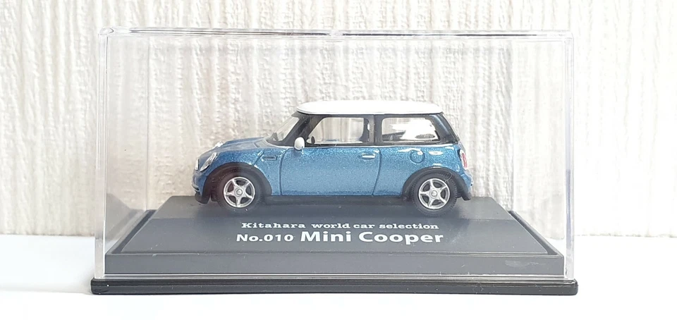 1/72 Kitahara World Car Selection BMW MINI COOPER BLUE diecast model - Image 2 of 3