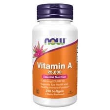 NOW FOODS Vitamin A 25 000 250 Softgels