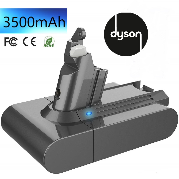 Batterie pour Dyson V6 21,6V 3500mAh 3,5ah Li-ION SV03 SV06 DC58 DC59 DC61 DC62 