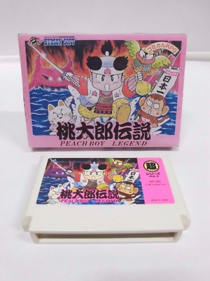 NES -- PEACH BOY LEGEND / Momotaro Densetsu -- Fake box. Famicom