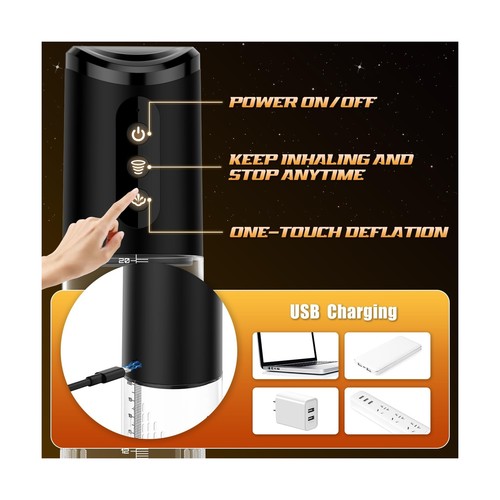 Electric Penis Vacuum Pump Adult Male Toy Enlargement Extend Pump Automatic S... - Picture 7 of 7