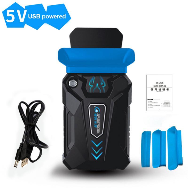 Vacuum Portable Notebook Laptop Cooler USB Air External Extracting Cooling Fan F