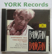 BERSTEIN - Bernstein Conducts Bernstein - Divertimento / Halil etc- Ex Con CD DG
