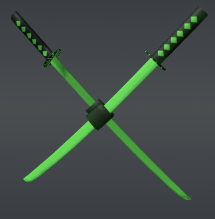 Robl0x Jade Katana Swordpack Green Ninja Action Series 1/2 Chaser